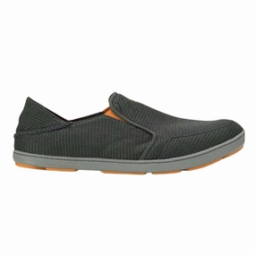 OLUKAI NOHEA MESH MEN'S Olukai leather slip-ons with island style