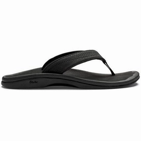 OLUKAI OHANA WOMEN'S Olukai leather slip-ons with island style