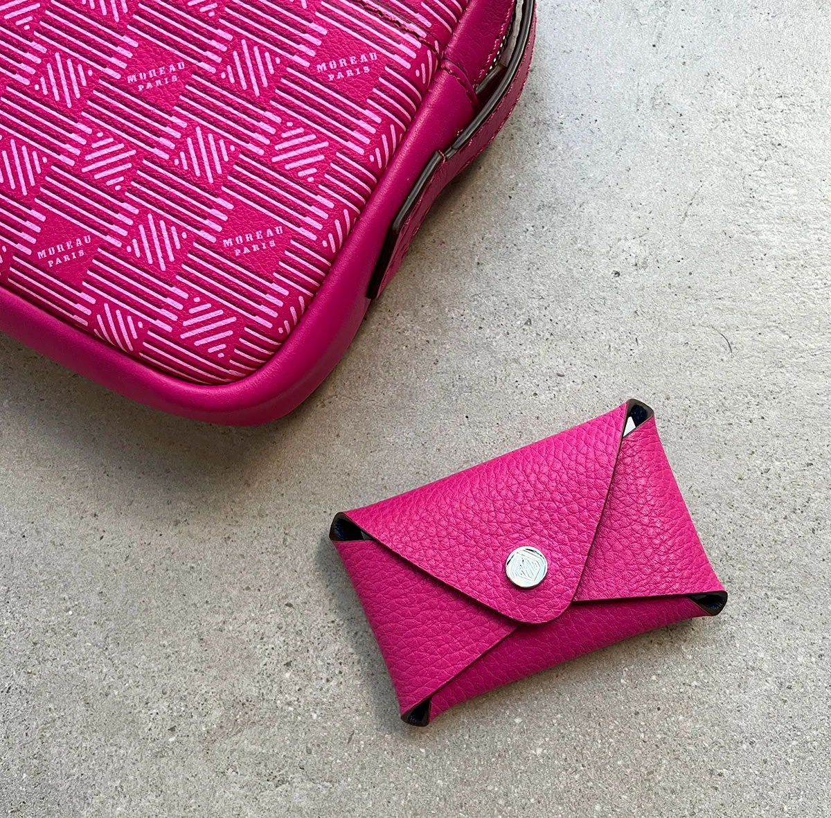 Origami Card Holder, Fuchsia Moreau Bags
