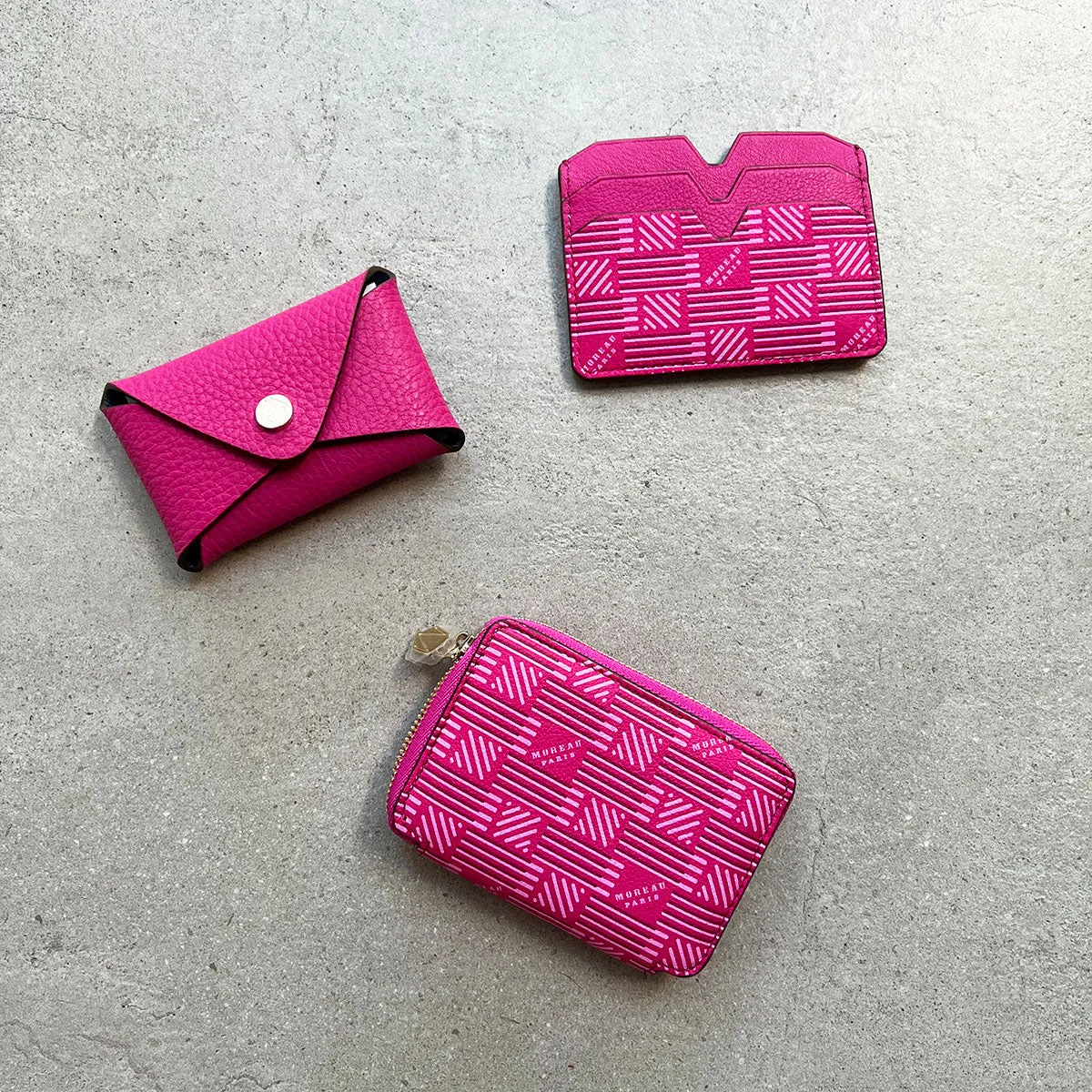 Origami Card Holder, Fuchsia Moreau Bags