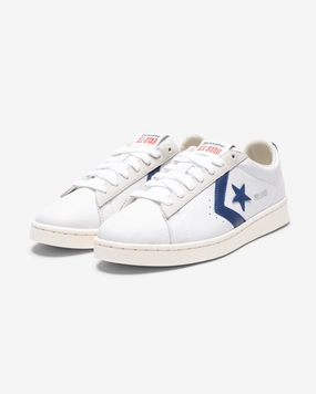 PRO LEATHER OX - WHITE/ RUSHBLUE/ EGRET Classic Chuck sneakers