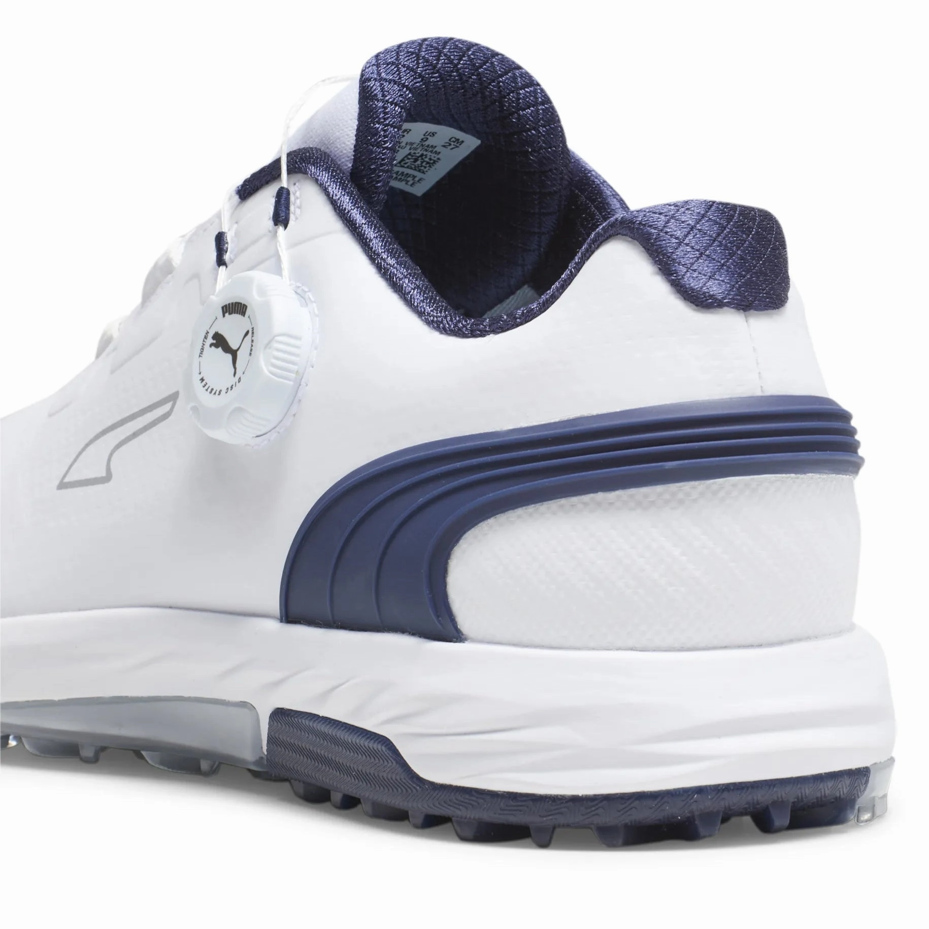 Puma ALPHACAT NITRO Disc Spikeless Golf Shoes - Puma White Chic Platform Sneakers