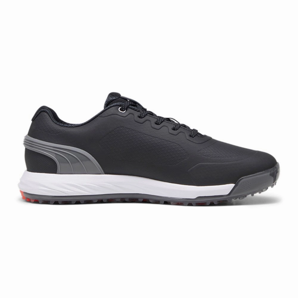 Puma Alphacat Nitro Golf Shoes - Puma Black/Quiet Shade/Red Blast Chic Platform Sneakers