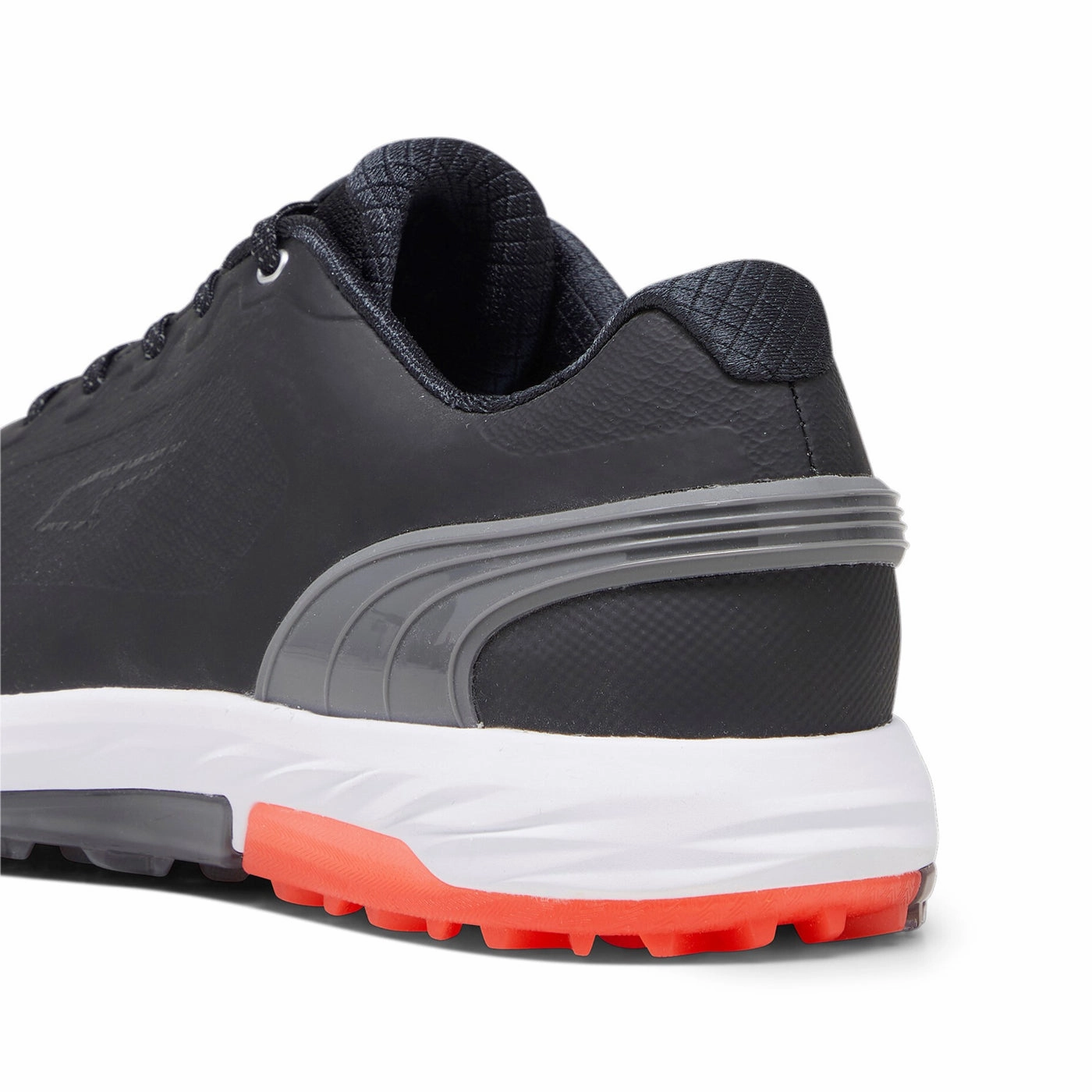 Puma Alphacat Nitro Golf Shoes - Puma Black/Quiet Shade/Red Blast Chic Platform Sneakers