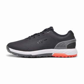 Puma Alphacat Nitro Golf Shoes - Puma Black/Quiet Shade/Red Blast Puma golf shoe styles