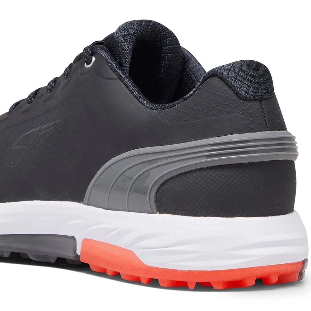 Puma Alphacat Nitro Spikeless Shoes - Black/Quiet Shade/Red Blast Golf Tour Performance