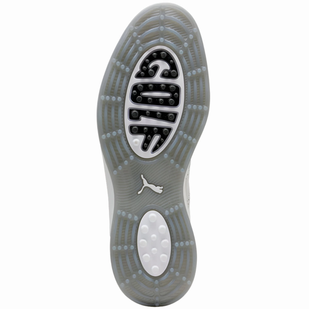 Puma Avant Spikeless Waterproof Shoes - White/Feather Gray/Black Golf Tour Performance