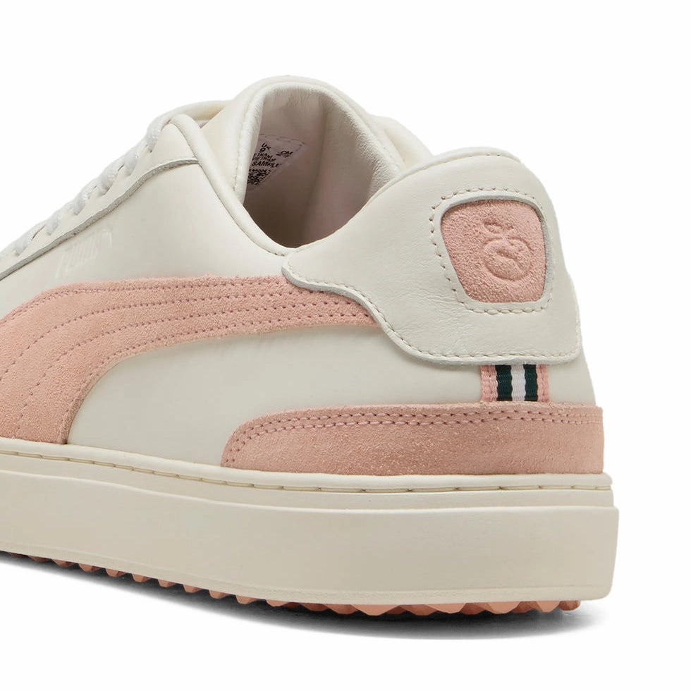 Puma Classic G Peaches Spikeless Golf Shoes - Warm White/Tropical Peach Chic Platform Sneakers