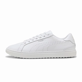 Puma Classic G Spikeless Golf Shoes - Puma White Spikeless golf footwear