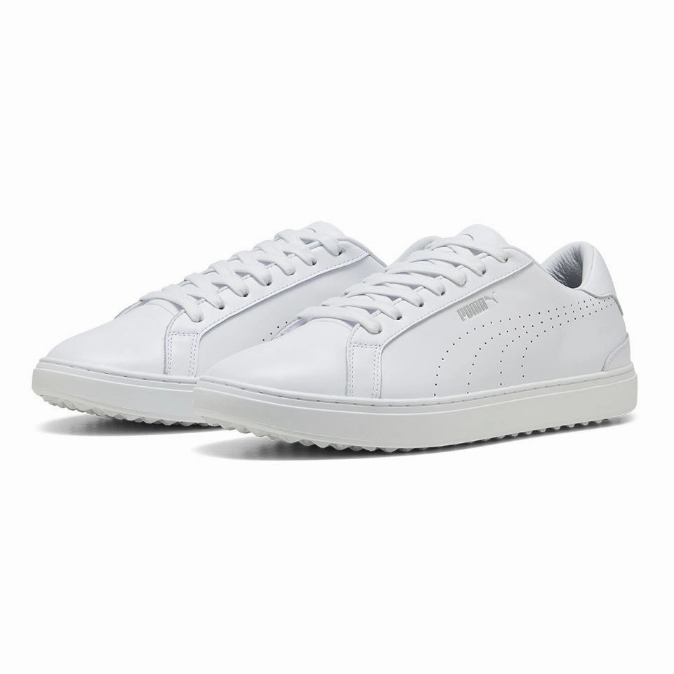 Puma Classic G Spikeless Golf Shoes - Puma White Chic Platform Sneakers