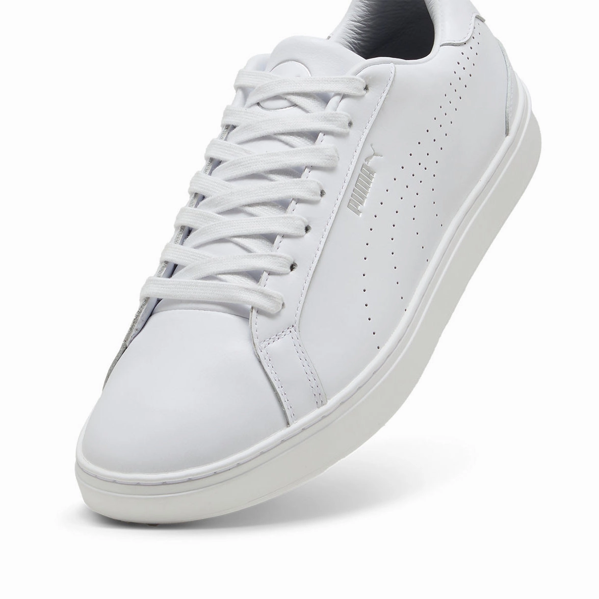 Puma Classic G Spikeless Golf Shoes - Puma White Soft Grip Golf Shoes