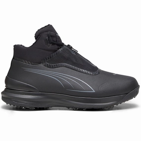 Puma DRYLBL Spiked Waterproof Boots - Black/Grey Puma golf footwear options