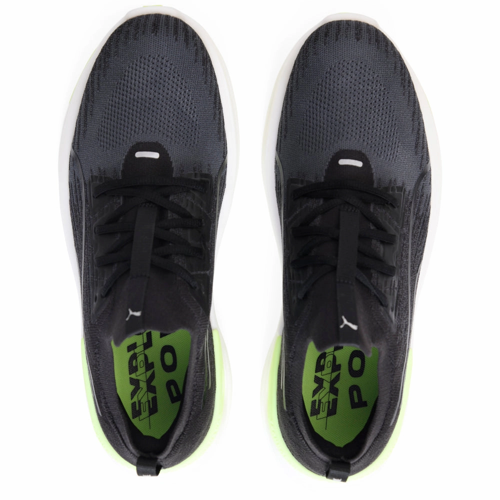 Puma Electrocat NITRO Spikeless Waterproof Shoes - Puma Black/Strong Gray/Fast Yellow Golf Tour Performance