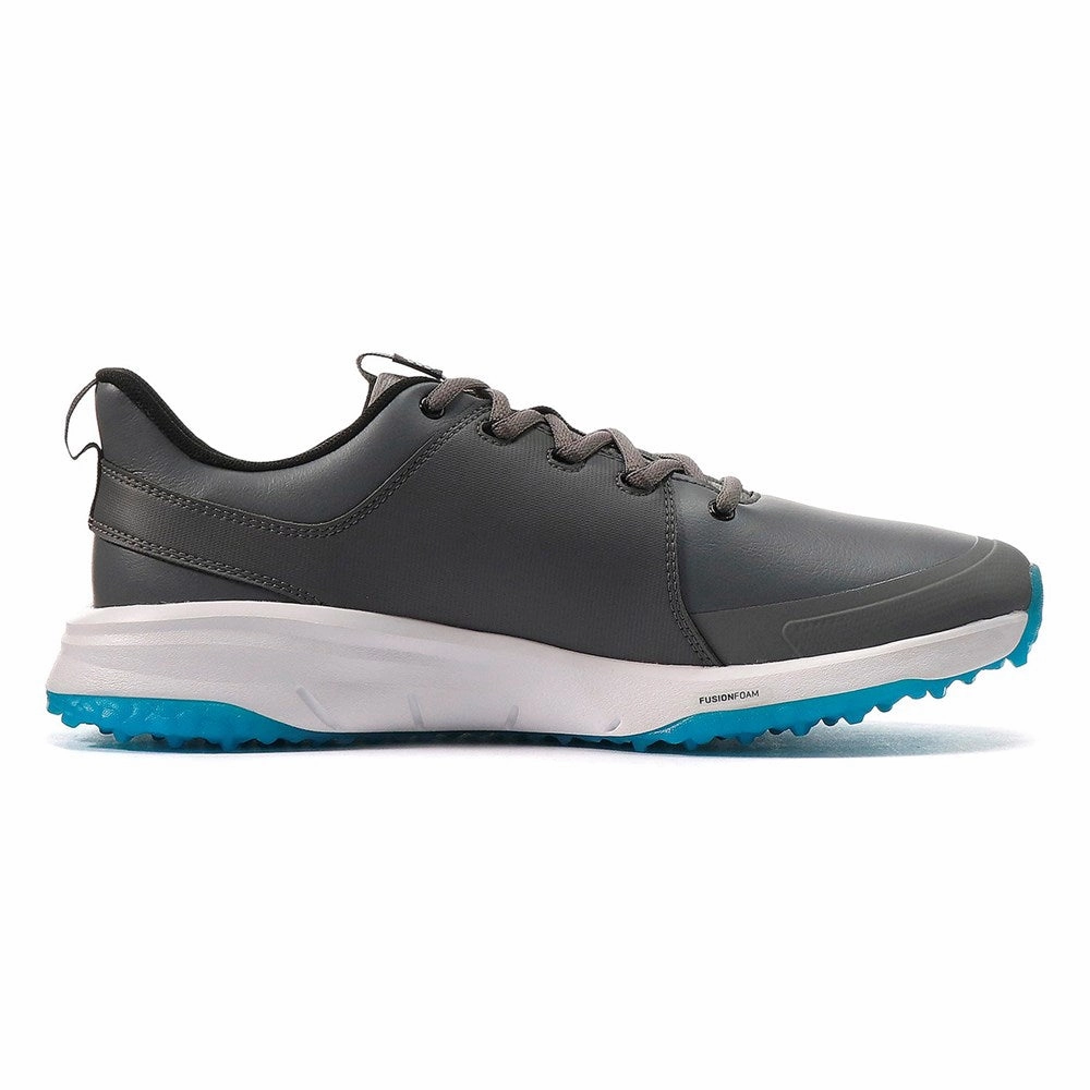 Puma Grip Fusion Pro 3.0 Golf Shoes - Quiet Shade/Puma Silver/Ibiza Blue Chic Platform Sneakers