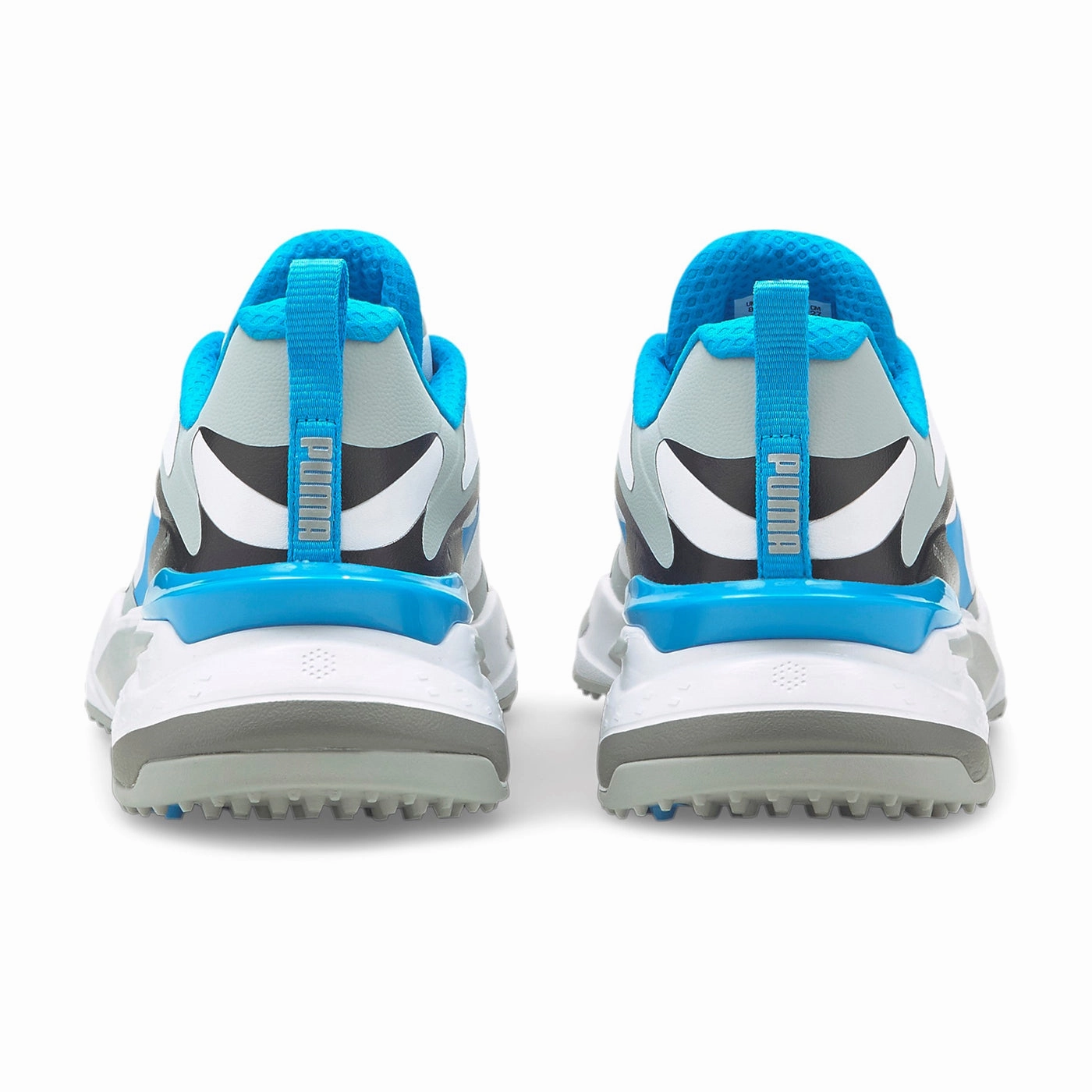 Puma GS-Fast Spikeless Golf Shoes - Puma White/Quarry/Ocean Drive Chic Platform Sneakers