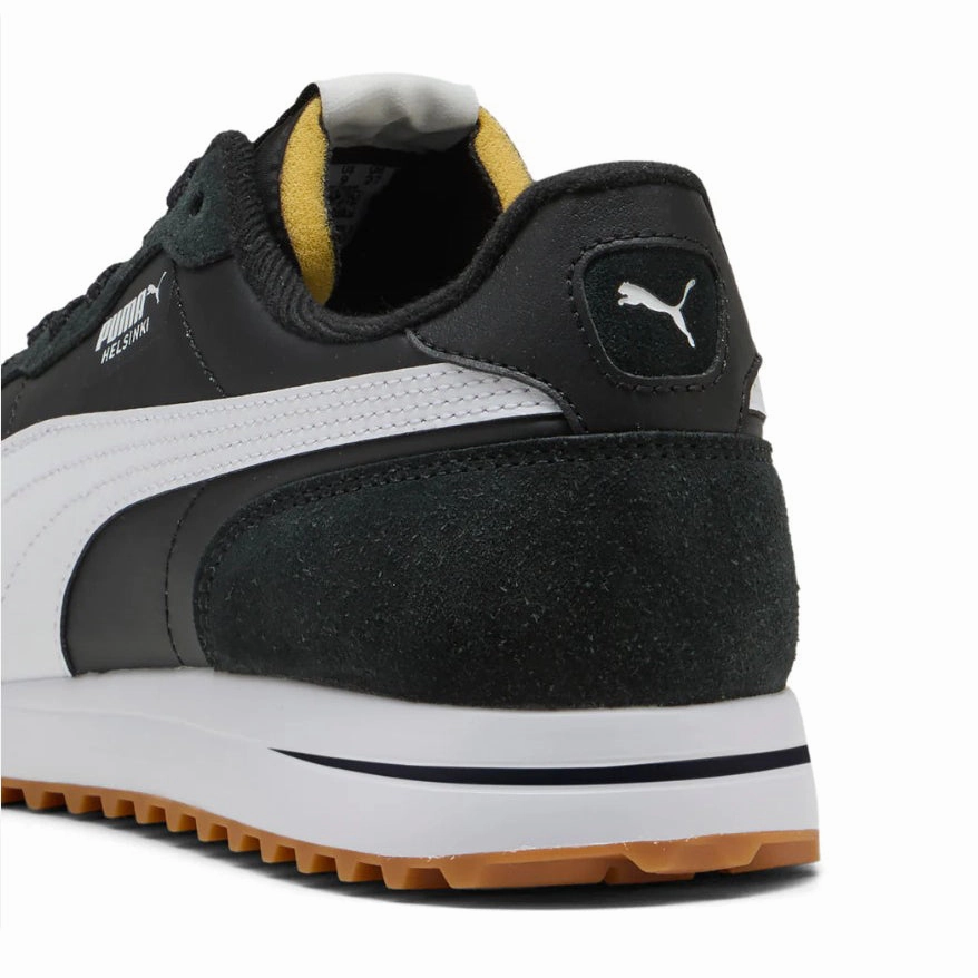 Puma Helsinki G Spikeless Golf Shoes - Puma Black/Puma White/Gum Chic Platform Sneakers