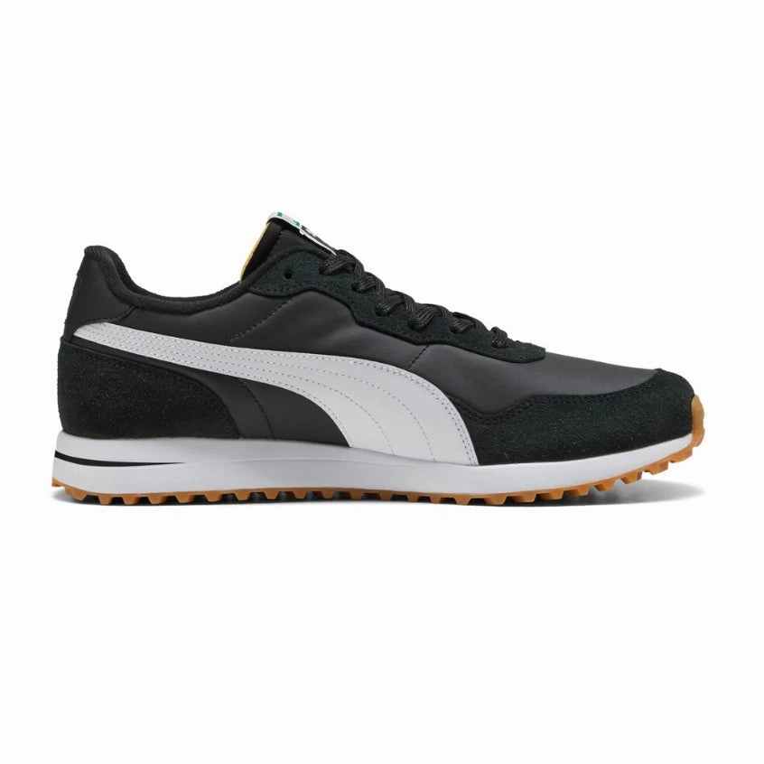 Puma Helsinki G Spikeless Golf Shoes - Puma Black/Puma White/Gum Chic Platform Sneakers