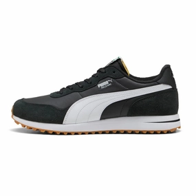 Puma Helsinki G Spikeless Golf Shoes - Puma Black/Puma White/Gum Spikeless golf footwear