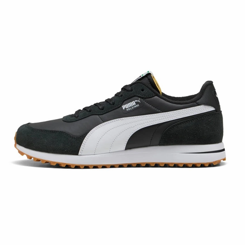 Puma Helsinki G Spikeless Golf Shoes - Puma Black/Puma White/Gum Puma golf shoe styles