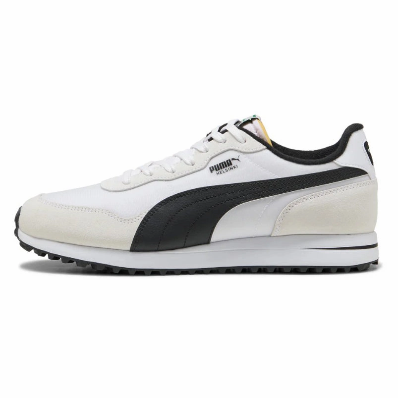 Puma Helsinki G Spikeless Golf Shoes - Puma White/Puma Black Spikeless golf footwear