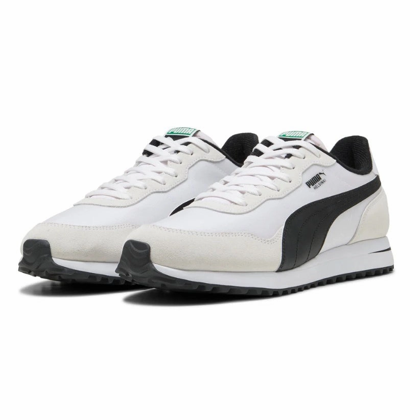 Puma Helsinki G Spikeless Golf Shoes - Puma White/Puma Black Chic Platform Sneakers