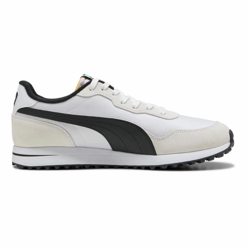 Puma Helsinki G Spikeless Golf Shoes - Puma White/Puma Black Chic Platform Sneakers