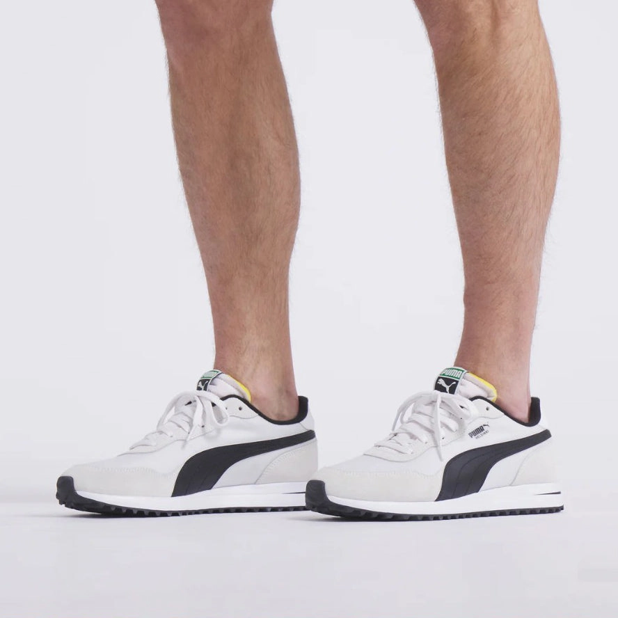 Puma Helsinki G Spikeless Golf Shoes - Puma White/Puma Black Soft Grip Golf Shoes