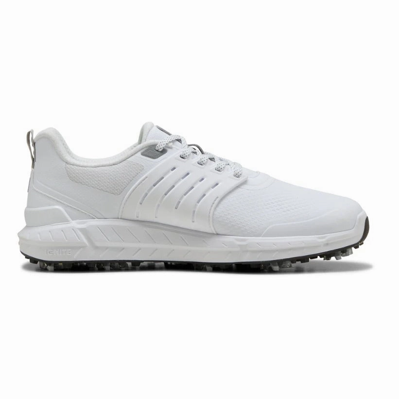 Puma Ignite Elevate 2 Tour Golf Shoes - Puma White/Puma Black Soft Grip Golf Shoes