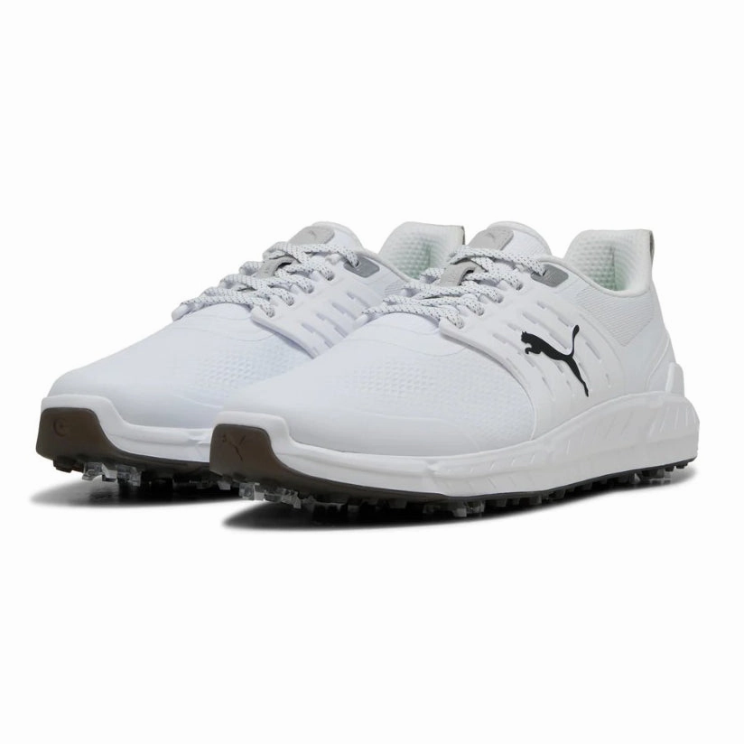 Puma Ignite Elevate 2 Tour Golf Shoes - Puma White/Puma Black Soft Grip Golf Shoes
