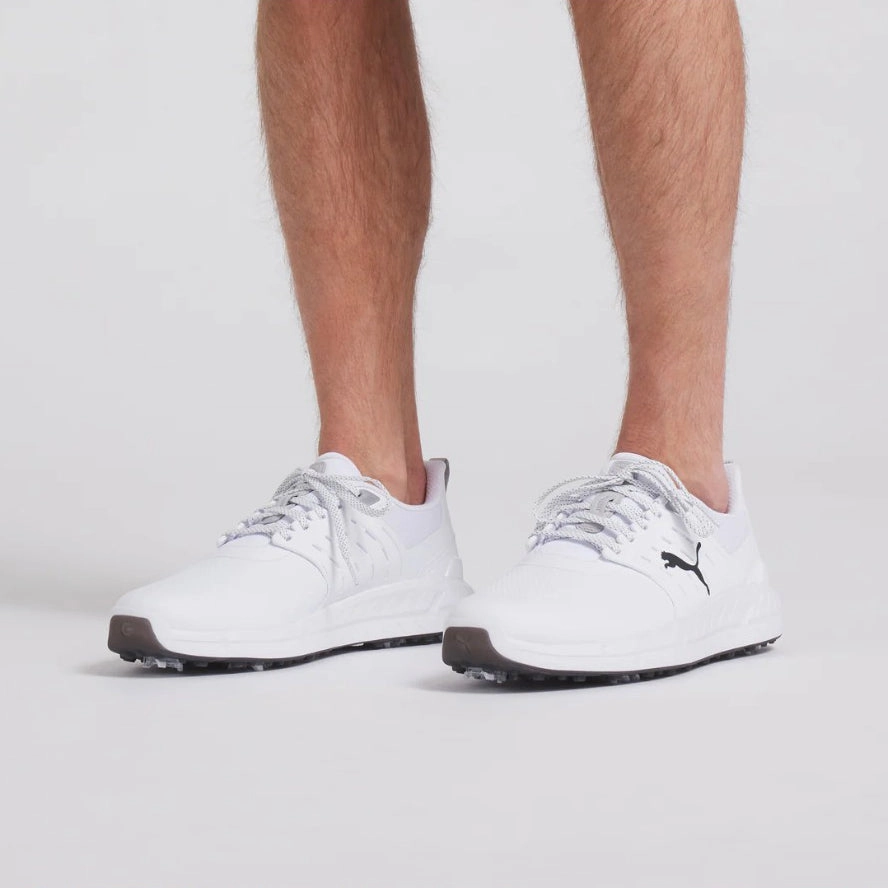Puma Ignite Elevate 2 Tour Golf Shoes - Puma White/Puma Black Spikeless Swing Shoes