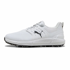 Puma Ignite Elevate 2 Tour Golf Shoes - Puma White/Puma Black Spiked golf shoe options