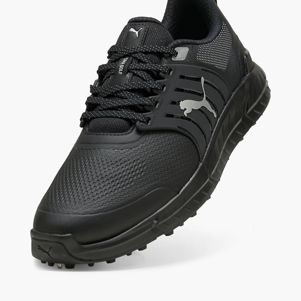 Puma IGNITE Elevate 2 Tour Spiked Waterproof Shoes - Puma Black/Puma Black/Puma Black Golf Tour Performance