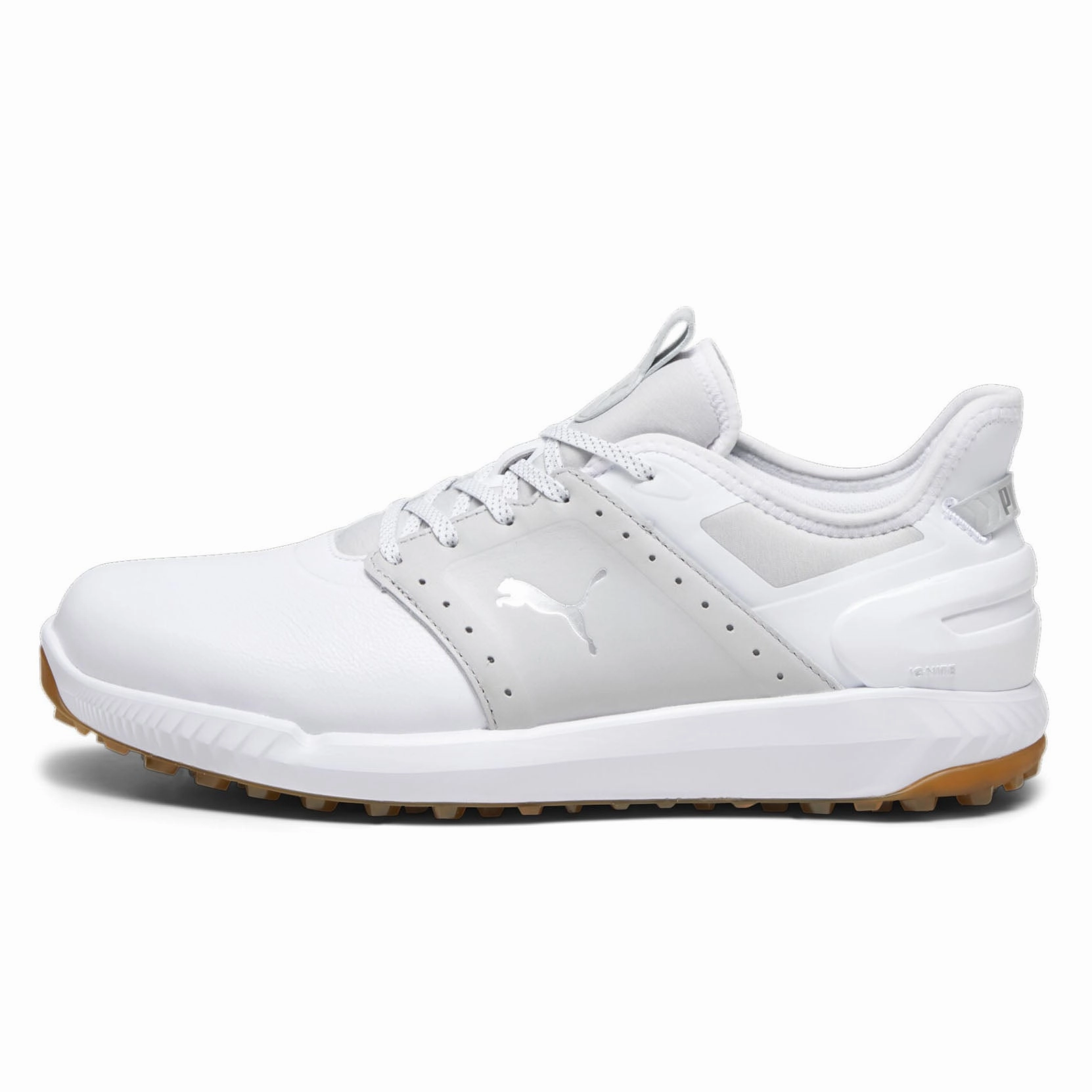 Puma Ignite Elevate Crafted Golf Shoes - Puma White/ Ash Grey Puma golf shoe styles