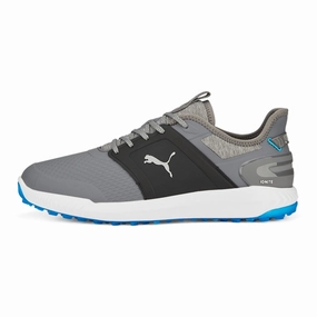 Puma IGNITE Elevate Spikeless Wide Men's Golf Shoes - Quiet Shade/ Puma Black Puma golf shoe styles