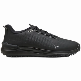 Puma IGNITE Elevate X Spikeless Waterproof Shoes - Black/Black/Black Puma golf footwear options