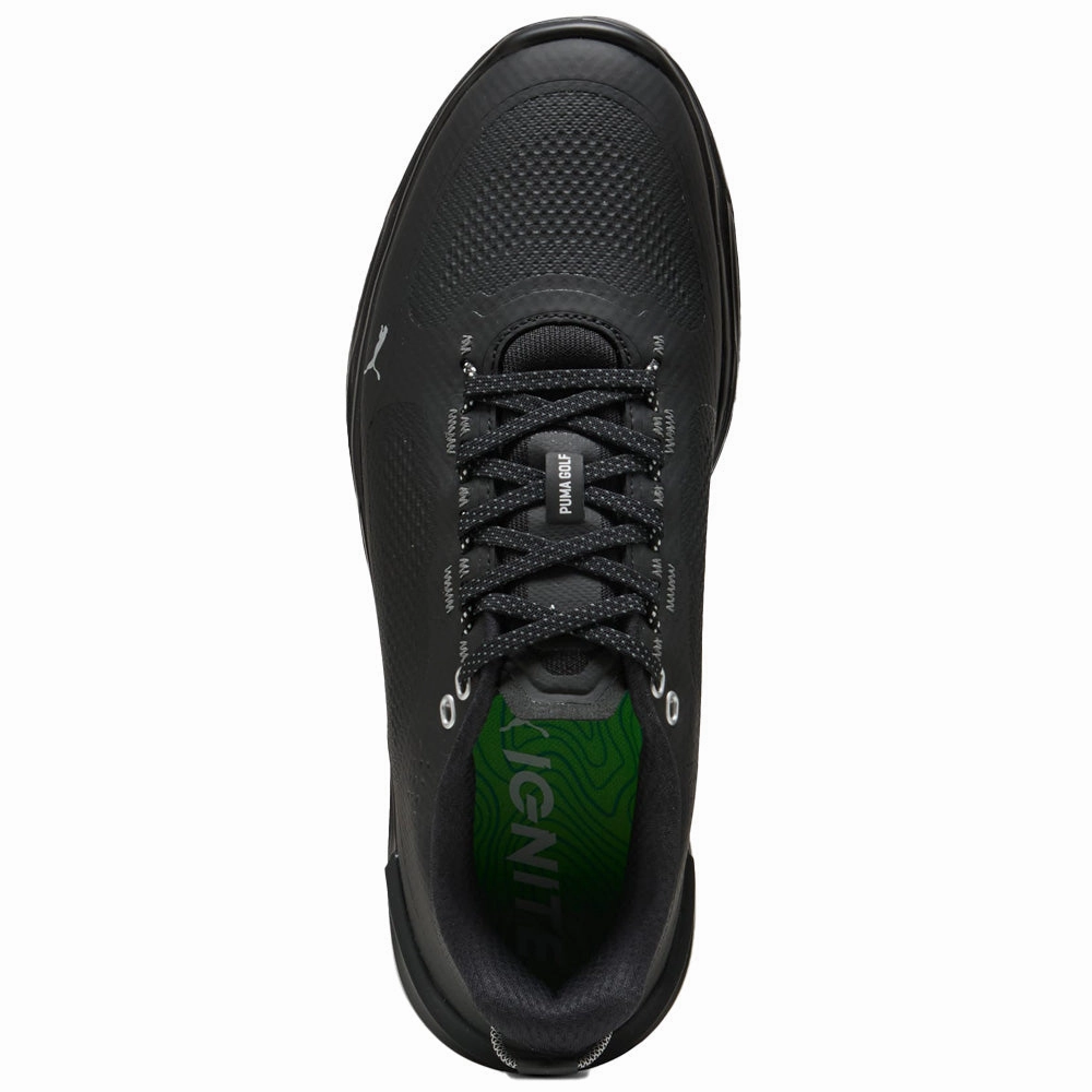 Puma IGNITE Elevate X Spikeless Waterproof Shoes - Black/Black/Black Golf Tour Performance