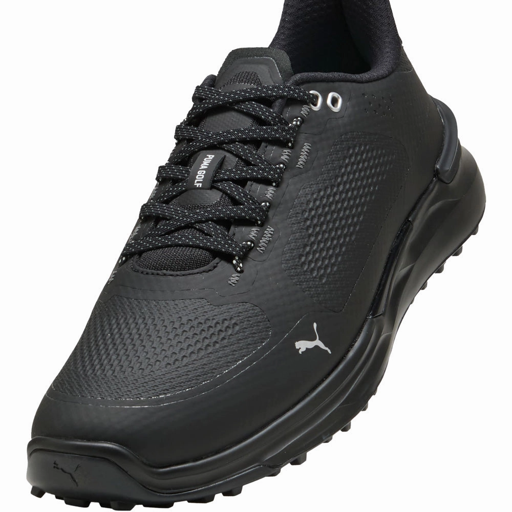 Puma IGNITE Elevate X Spikeless Waterproof Shoes - Black/Black/Black Golf Tour Performance