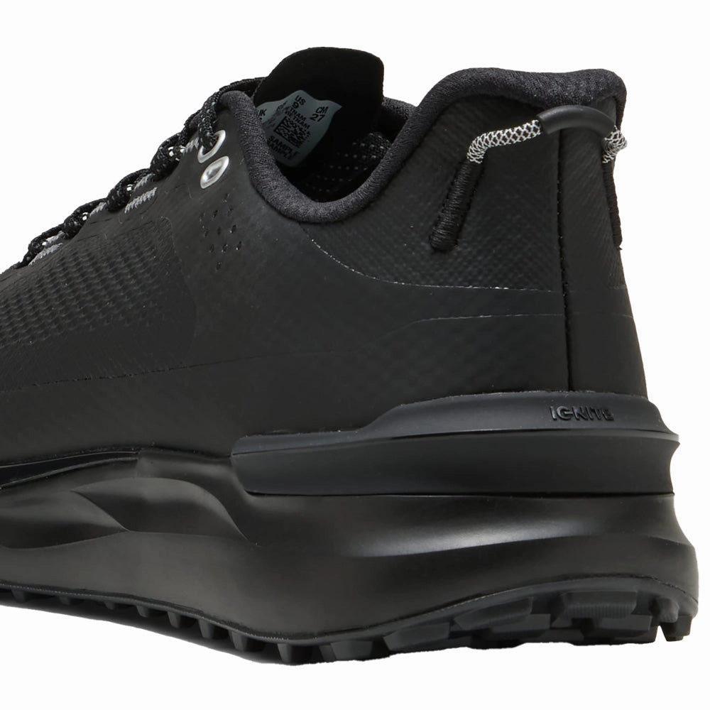 Puma IGNITE Elevate X Spikeless Waterproof Shoes - Black/Black/Black Golf Tour Performance