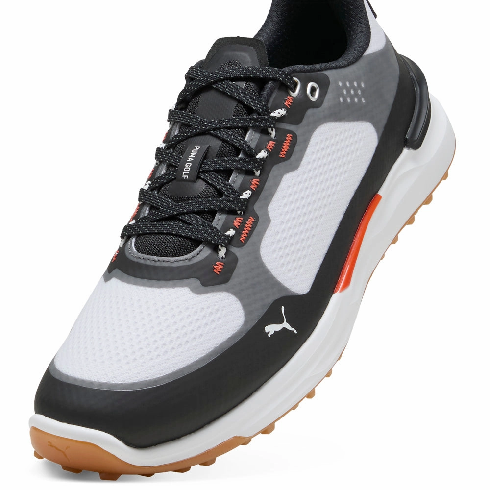 Puma IGNITE Elevate X Spikeless Waterproof Shoes - White/Black Golf Tour Performance