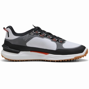 Puma IGNITE Elevate X Spikeless Waterproof Shoes - White/Black Puma golf footwear options
