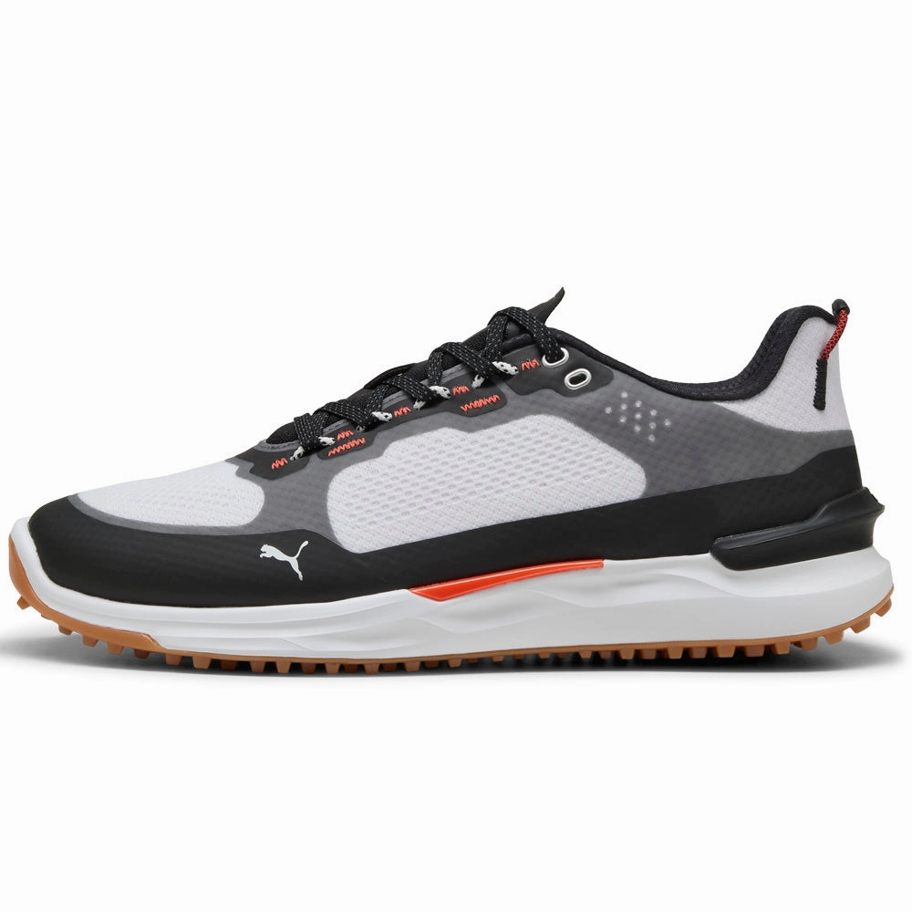 Puma IGNITE Elevate X Spikeless Waterproof Shoes - White/Black Golf Tour Performance