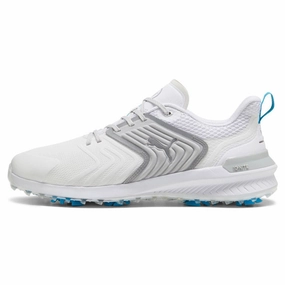 Puma IGNITE Innovate Wide Golf Shoes - Puma White/Cool Light Grey Puma golf shoe styles