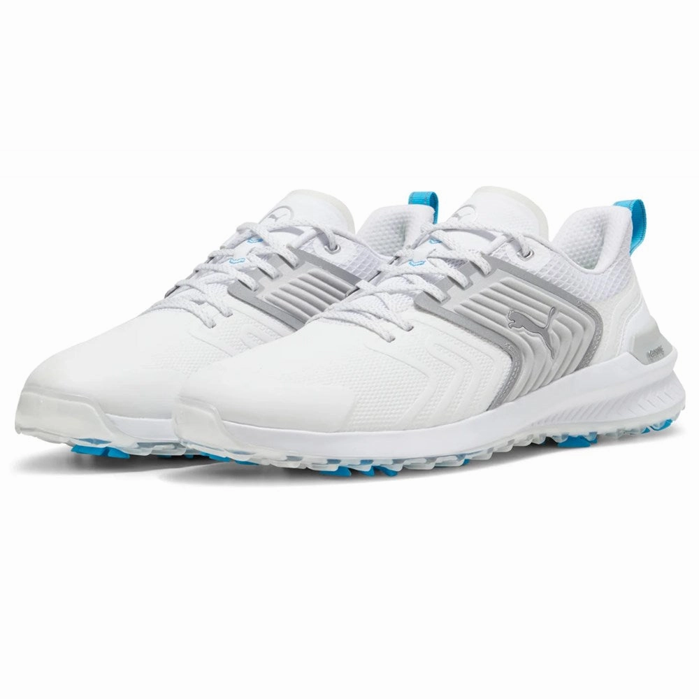 Puma IGNITE Innovate Wide Golf Shoes - Puma White/Cool Light Grey Soft Grip Golf Shoes