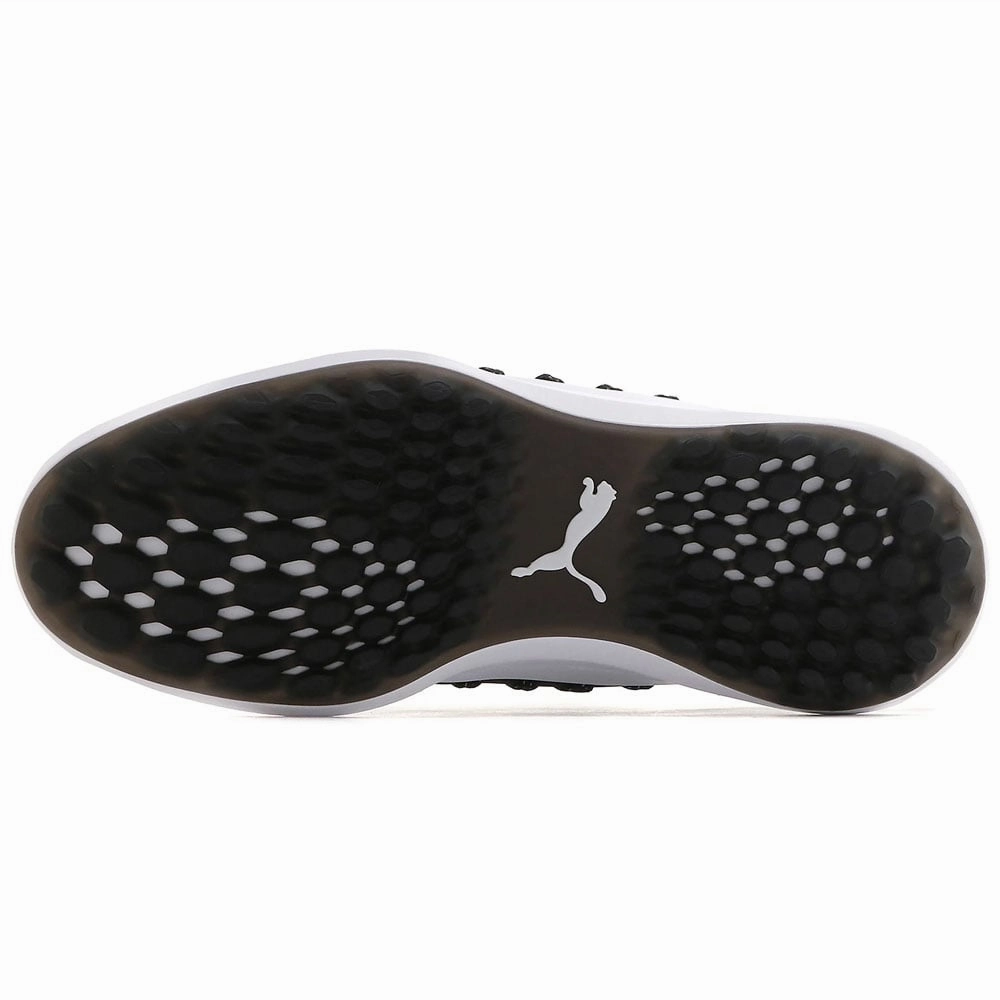 Puma Ignite NXT Solelace Spikeless Waterproof Shoes - Black/Gold Golf Tour Performance