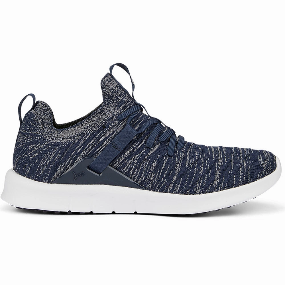 Puma Ladies Laguna Fusion Knit Spikeless Shoes - Navy/Grey Puma golf footwear options