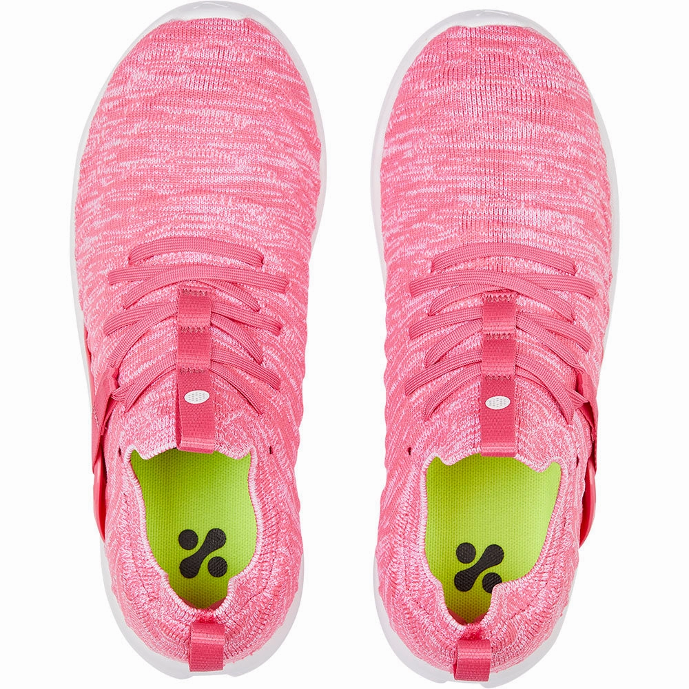 Puma Ladies Laguna Fusion Knit Spikeless Shoes - White/Pink Golf Tour Performance