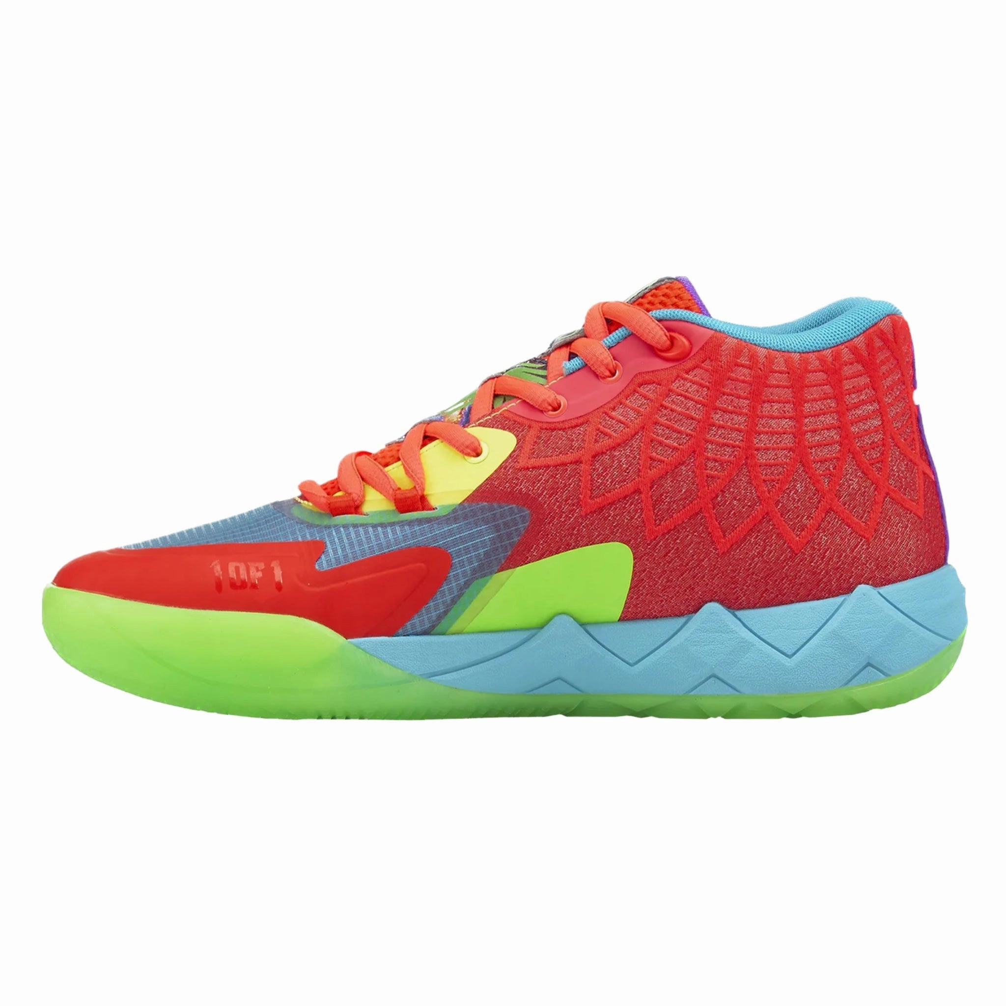 Puma LaMelo Ball MB.01 Be You Green Gecko Red Blast Basketball Shoes