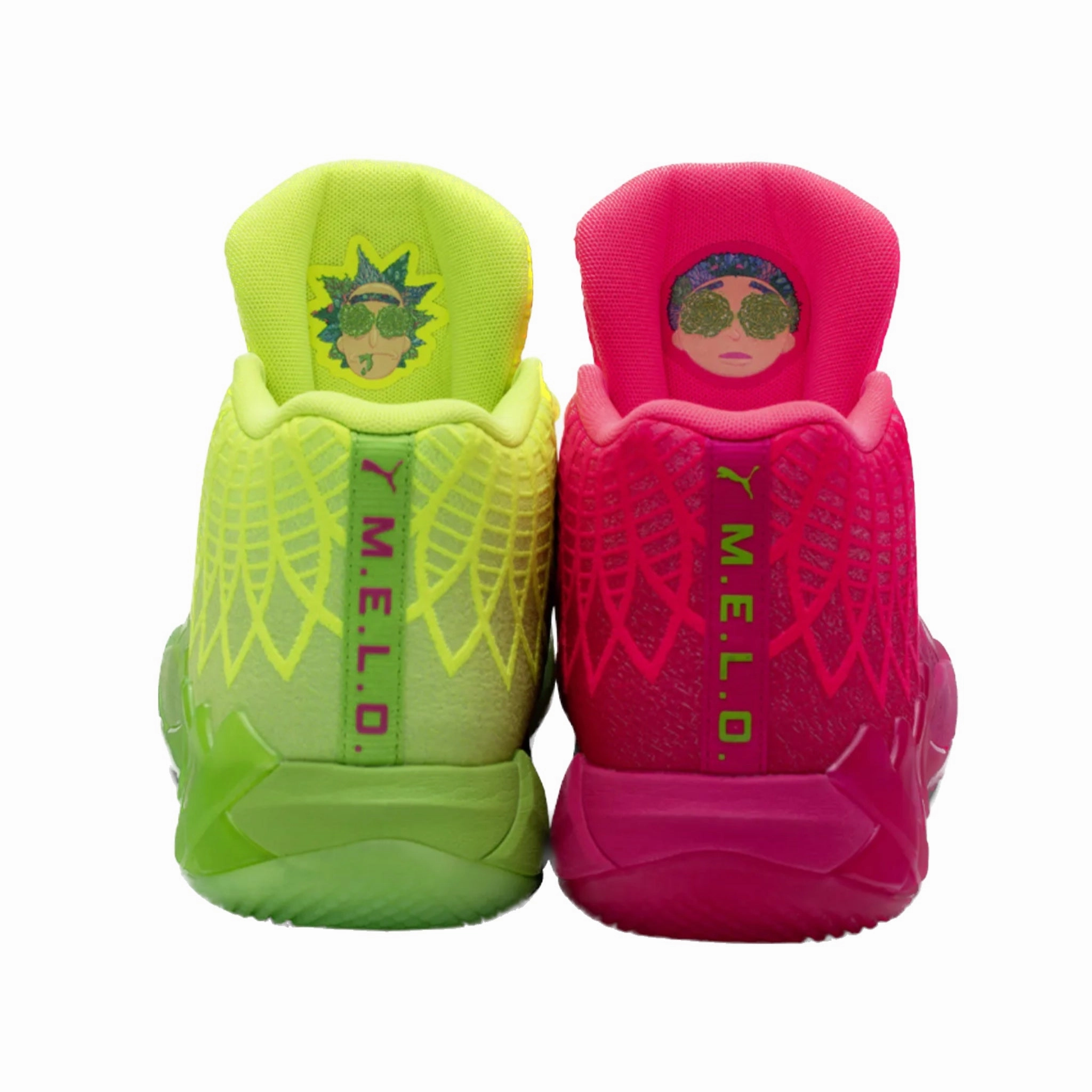 Puma LaMelo Ball MB.01 Rick and Morty Red Green Basketball Shoes