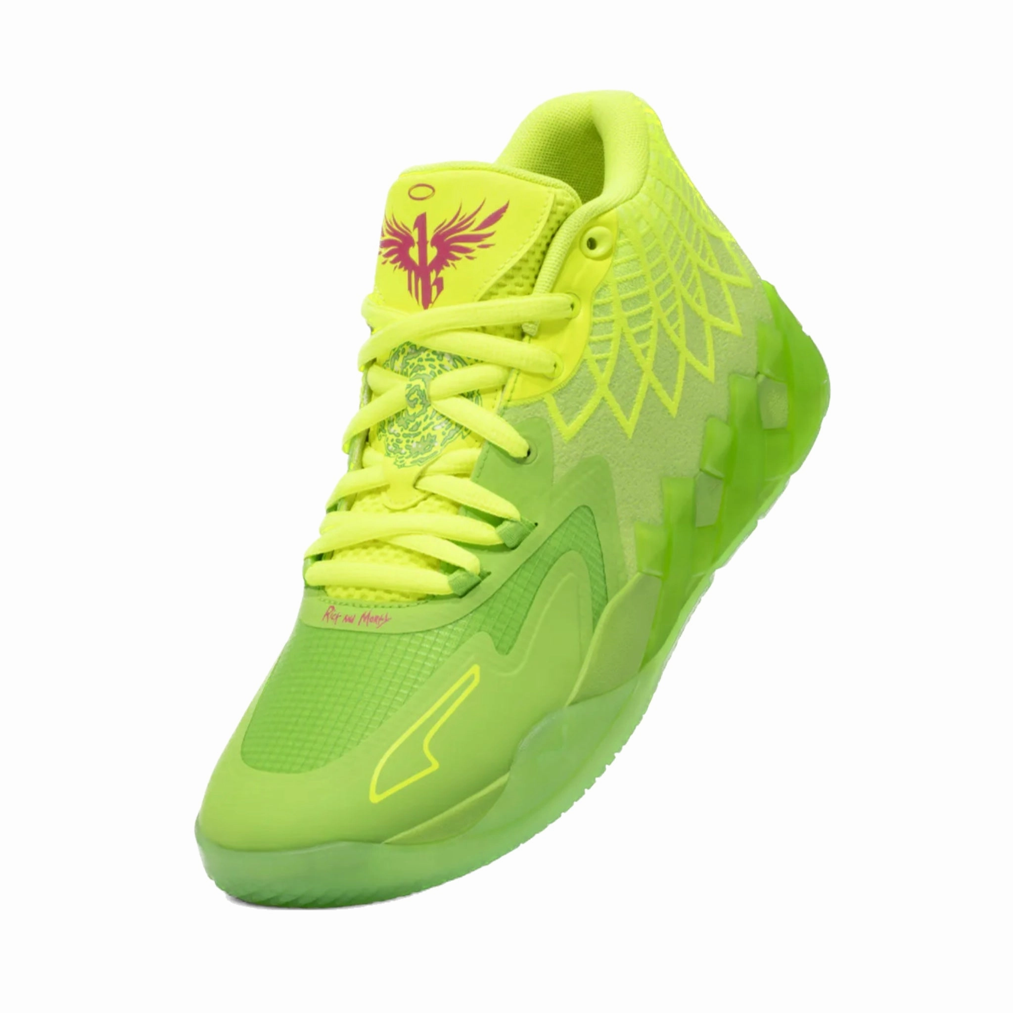 Puma LaMelo Ball MB.01 Rick and Morty Red Green Basketball Shoes