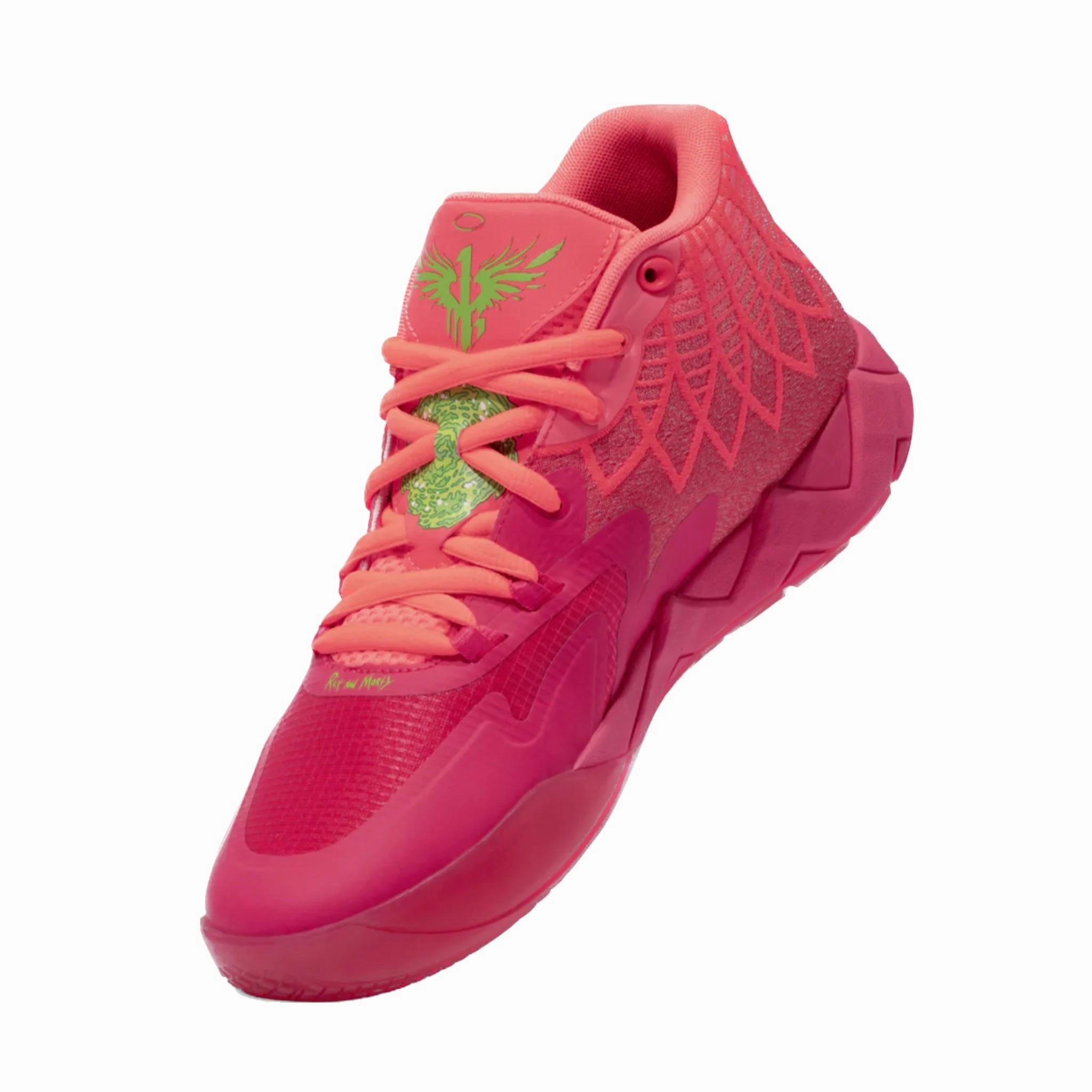 Puma LaMelo Ball MB.01 Rick and Morty Red Green Basketball Shoes